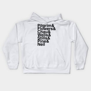 Scott Pilgrim's Helvetica List Kids Hoodie